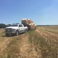 Hauling Hay in Texas with Ram Truck